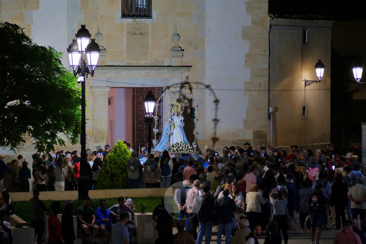 La Virgen de las Viñas emociona a Tomelloso en un regreso multitudinario tras la Romería