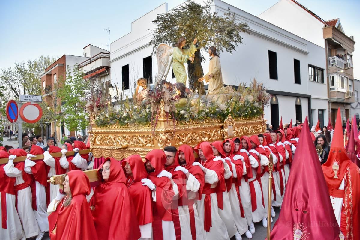Tomelloso acompaña la procesión de la Oración y Juicio de Cristo en una noche de respeto