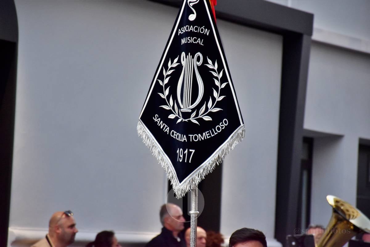 Tomelloso acompaña la procesión de la Oración y Juicio de Cristo en una noche de respeto