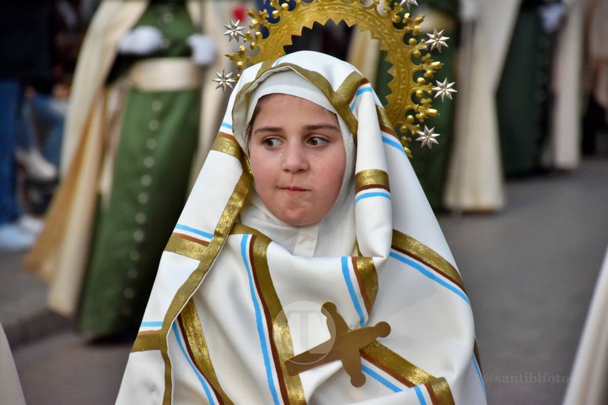 Tomelloso acompaña la procesión de la Oración y Juicio de Cristo en una noche de respeto