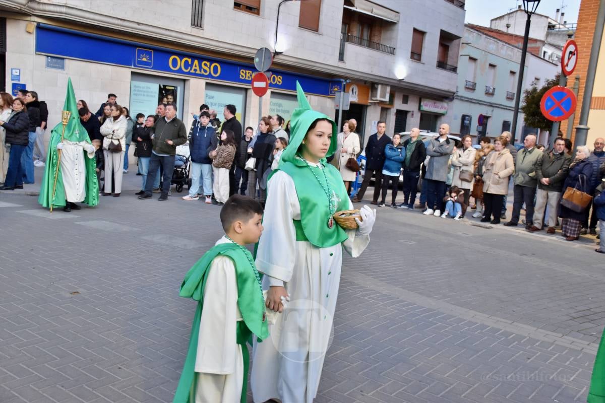 Tomelloso acompaña la procesión de la Oración y Juicio de Cristo en una noche de respeto