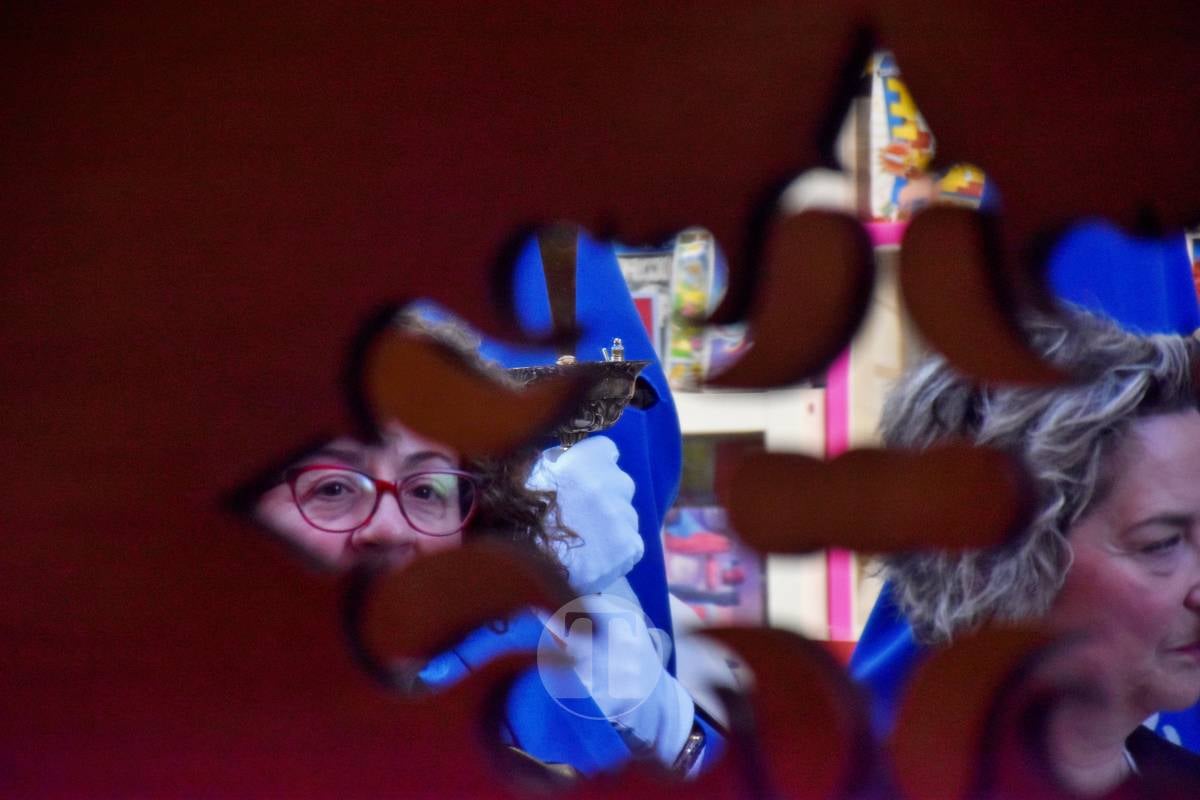 Solemnidad en las calles de Tomelloso con la procesión del Entierro de Cristo