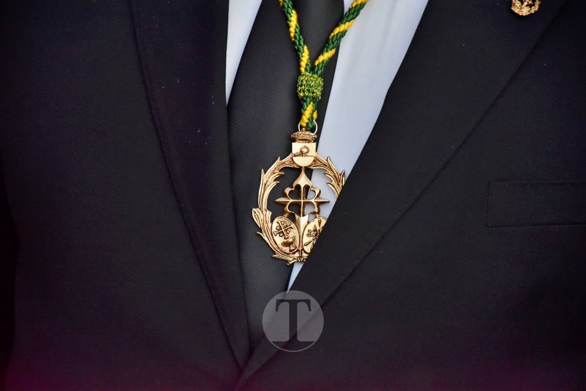 Solemnidad en las calles de Tomelloso con la procesión del Entierro de Cristo