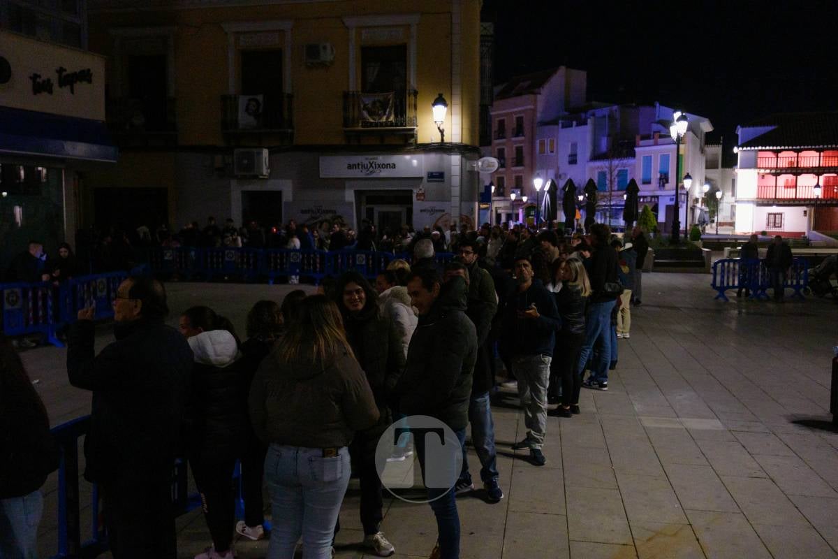 El eco de las cadenas rompe el silencio en la madrugada de Tomelloso