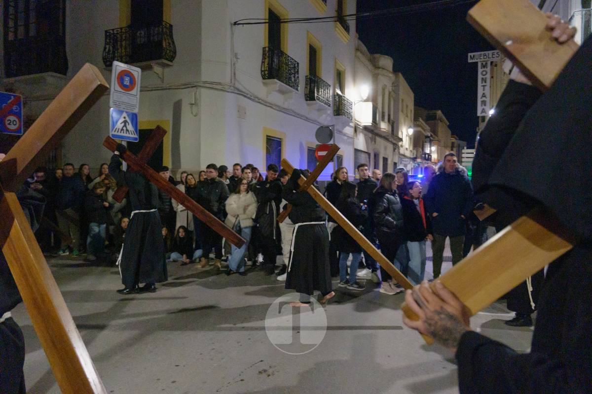 El eco de las cadenas rompe el silencio en la madrugada de Tomelloso