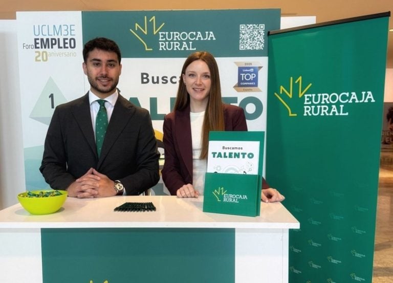Eurocaja Rural presenta sus oportunidades laborales y de desarrollo profesional en el ‘Foro de Empleo UCLM3E’