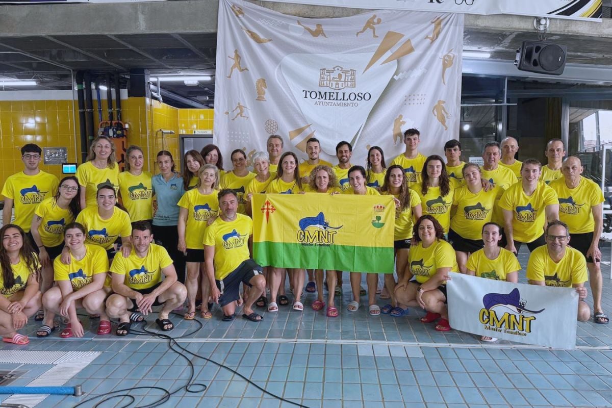 El Club Máster Natación Tomelloso se proclama subcampeón regional de Primera División