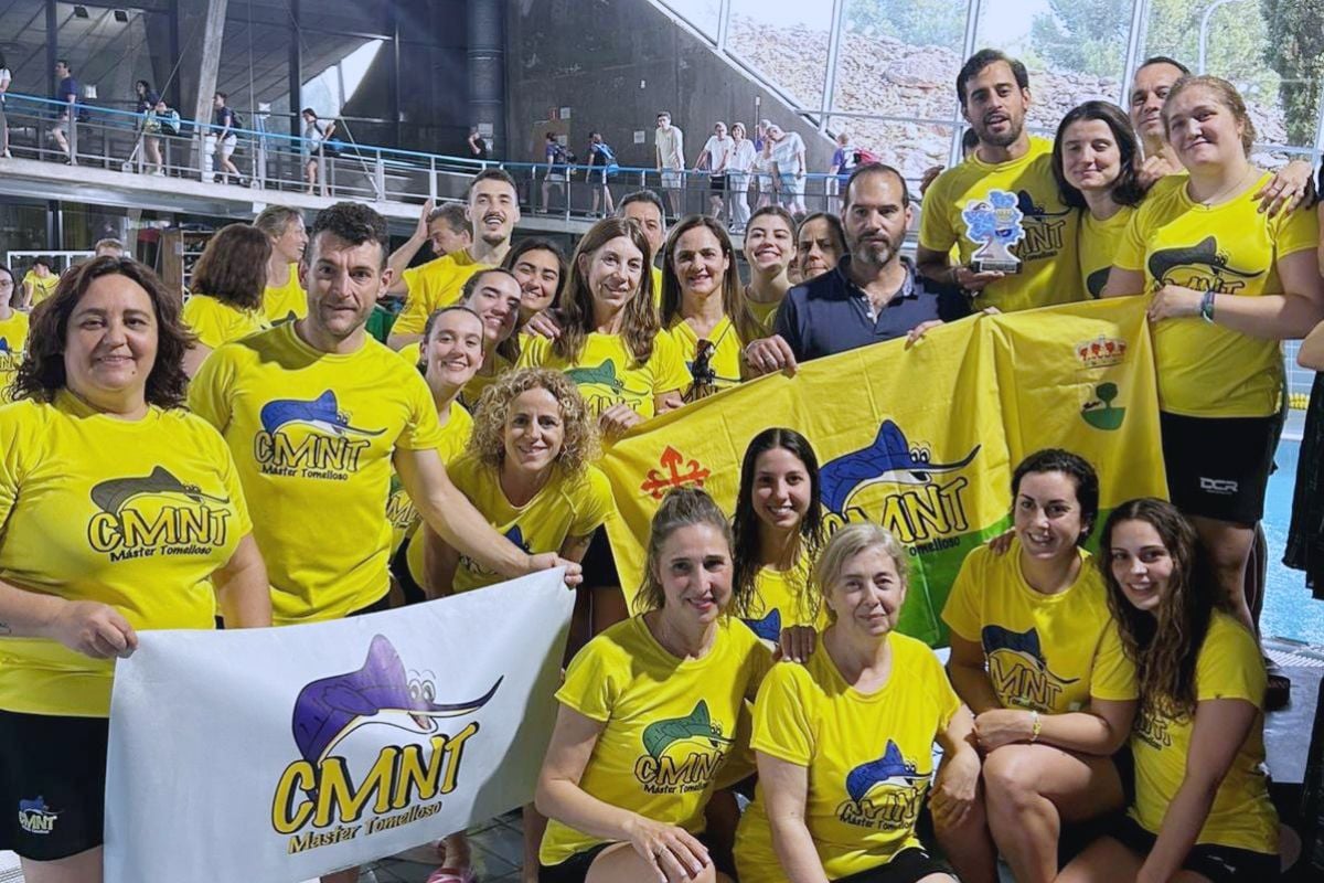 El Club Máster Natación Tomelloso se proclama subcampeón regional de Primera División