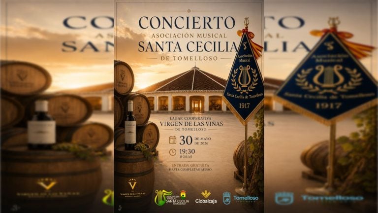 La AM Santa Cecilia de Tomelloso dará un concierto de pasodobles en el Lagar de la Bodega Virgen de las Viñas