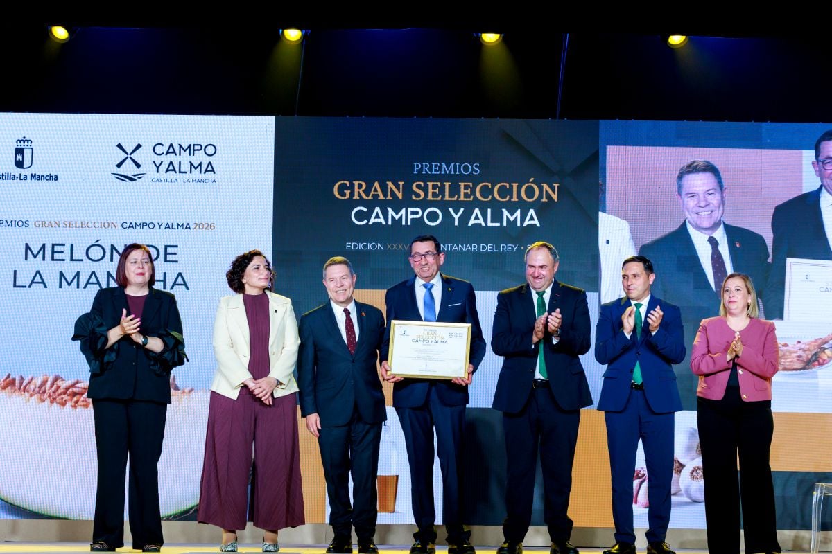 Tomelloso recoge dos Premios Gran Selección con el espumoso Lienzo Airén y el melón Tomil