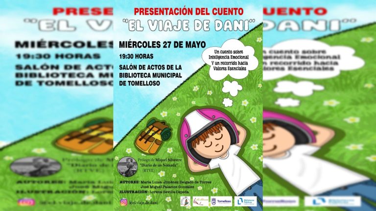 “El viaje de Dani”, un cuento infantil sobre Inteligencia Emocional, será presentado en Tomelloso
