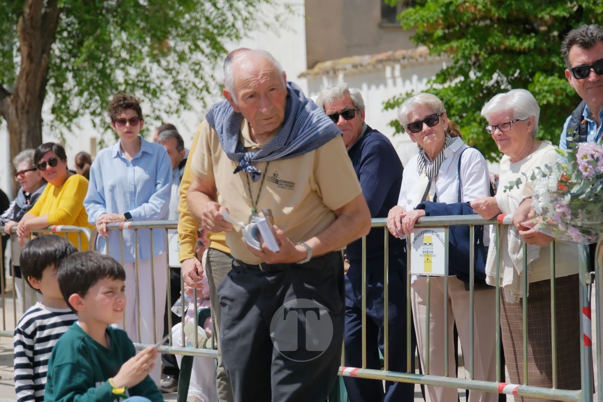 San Isidro cierra sus fiestas en Tomelloso con procesión y medio centenar de tractores
