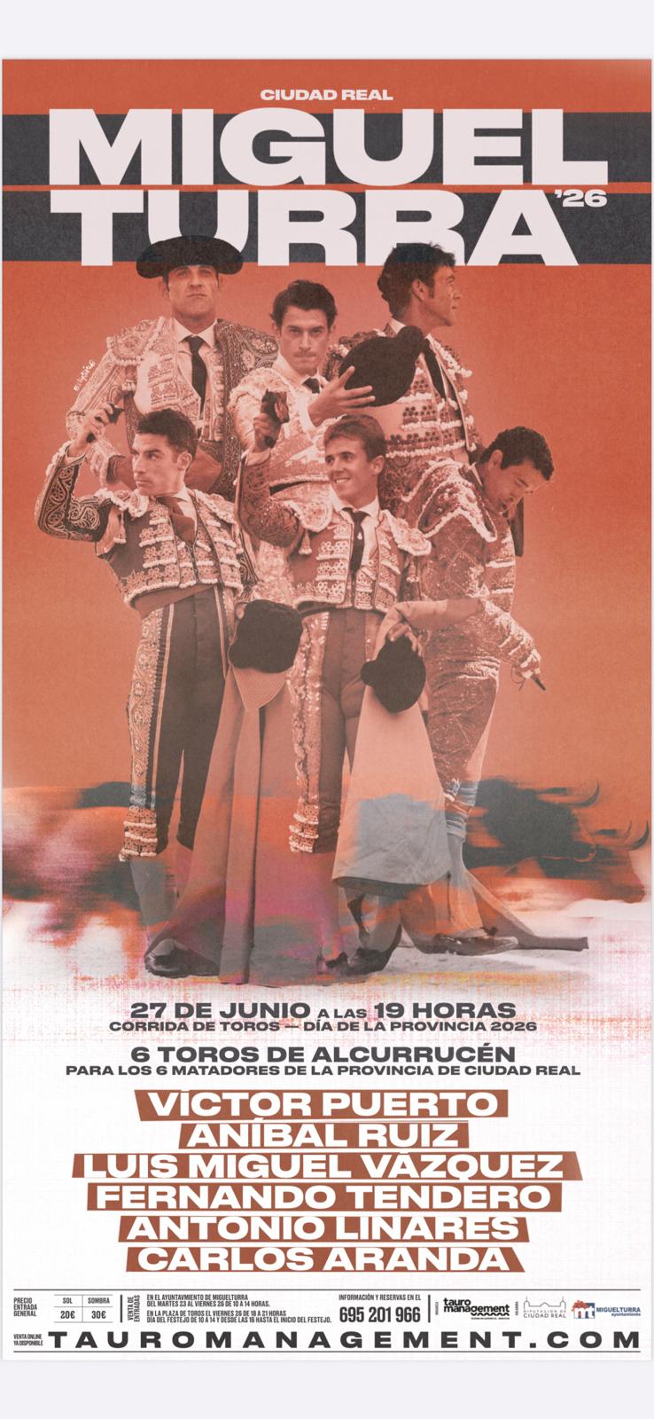 Antonio Linares compartirá cartel con otros toreros de Ciudad Real en el Día de la Provincia