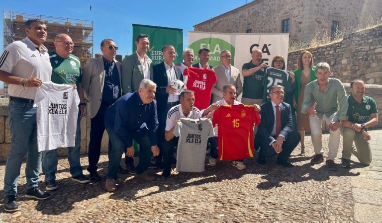 Fundación Eurocaja Rural se suma al partido solidario «Leyendas de Fútbol» para apoyar la lucha contra la ELA