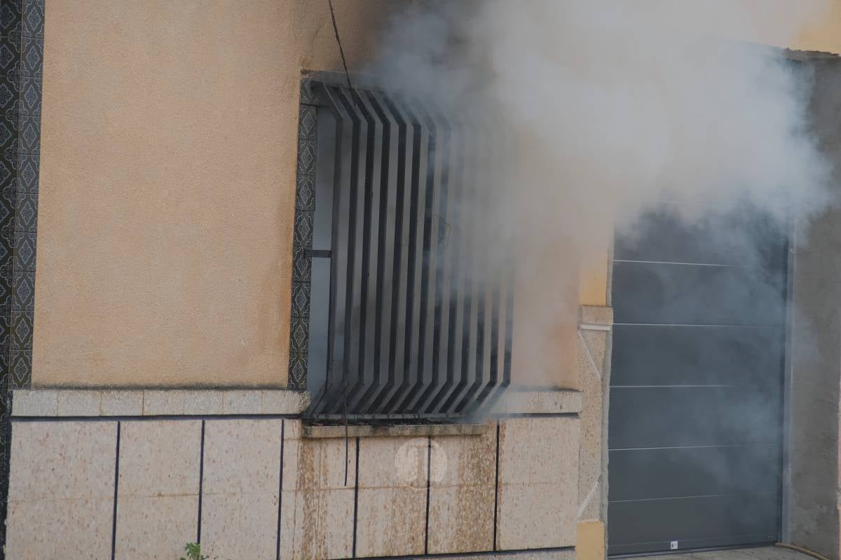 Incendio en una vivienda en la calle Felipe Novillo de Tomelloso