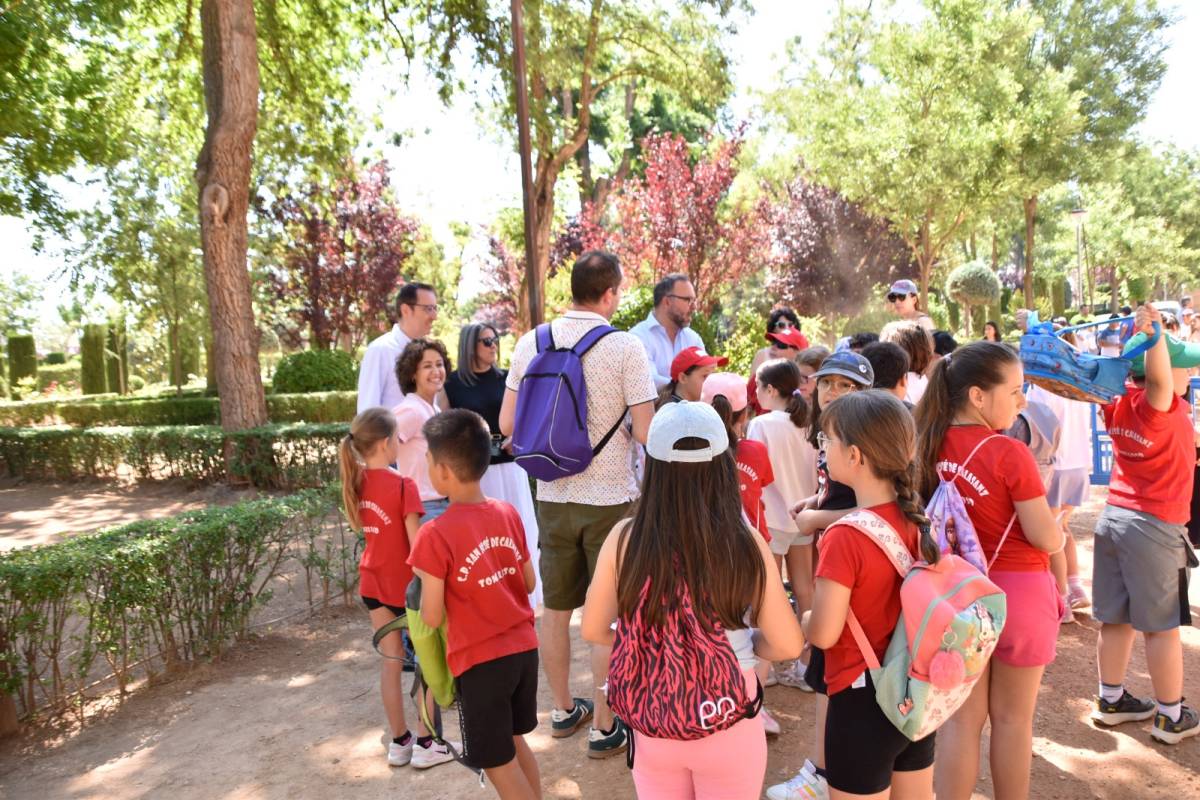 Escolares de seis centros de Tomelloso participan en una yincana educativa por el Día del Medio Ambiente