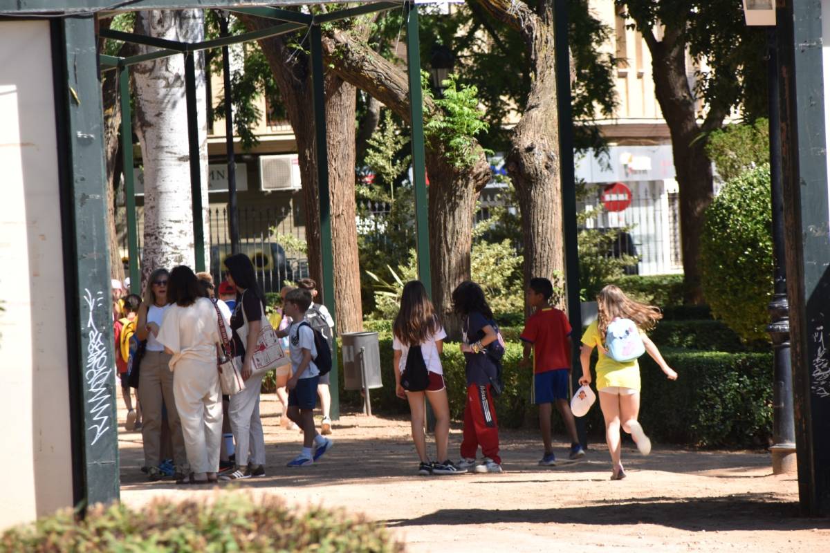 Escolares de seis centros de Tomelloso participan en una yincana educativa por el Día del Medio Ambiente
