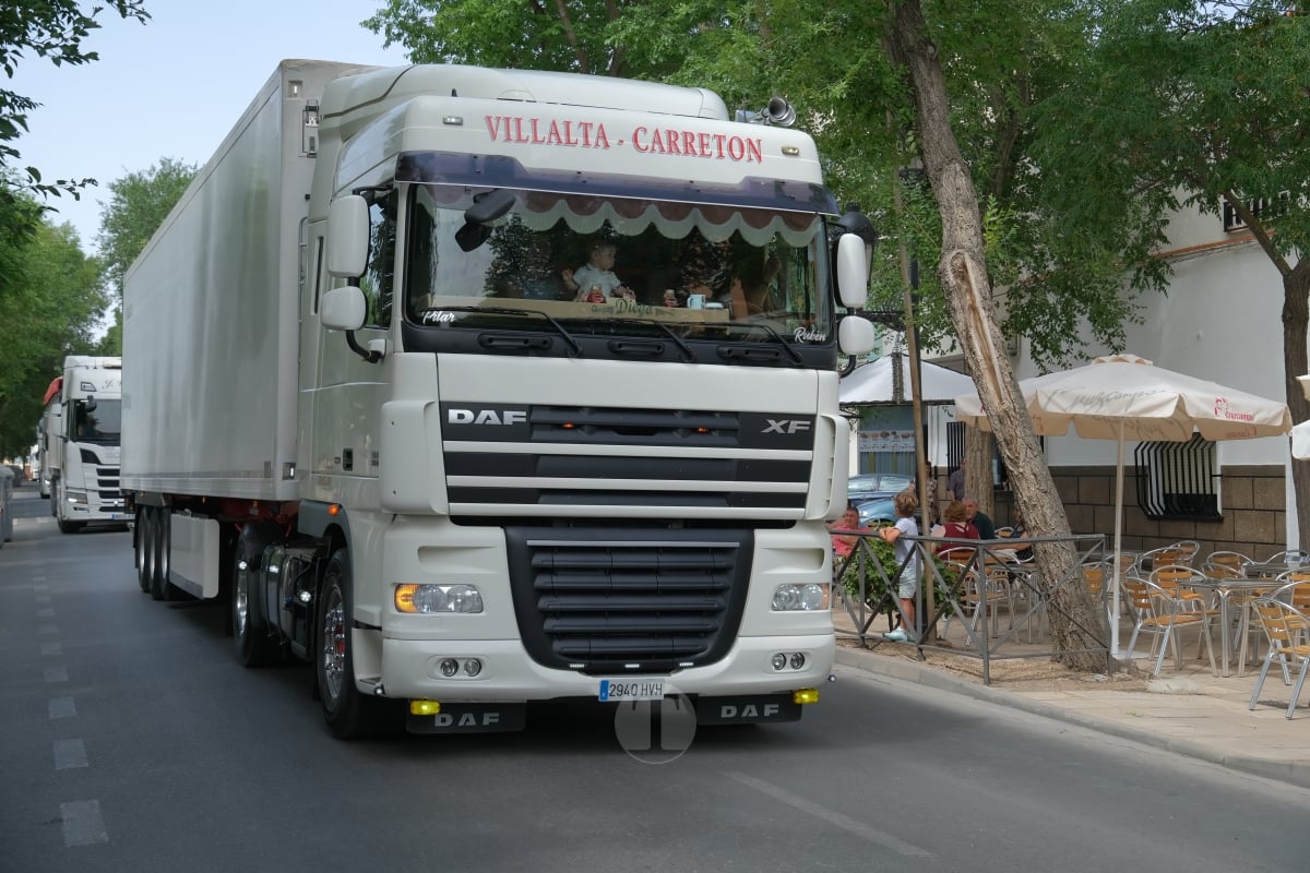 Tomelloso celebra San Cristóbal con un desfile de unos 120 camiones y vehículos