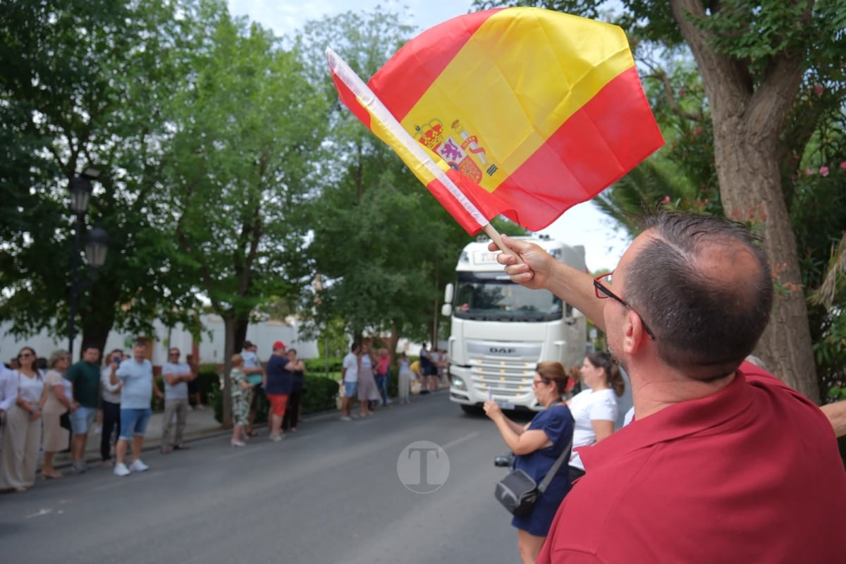 Tomelloso celebra San Cristóbal con un desfile de unos 120 camiones y vehículos