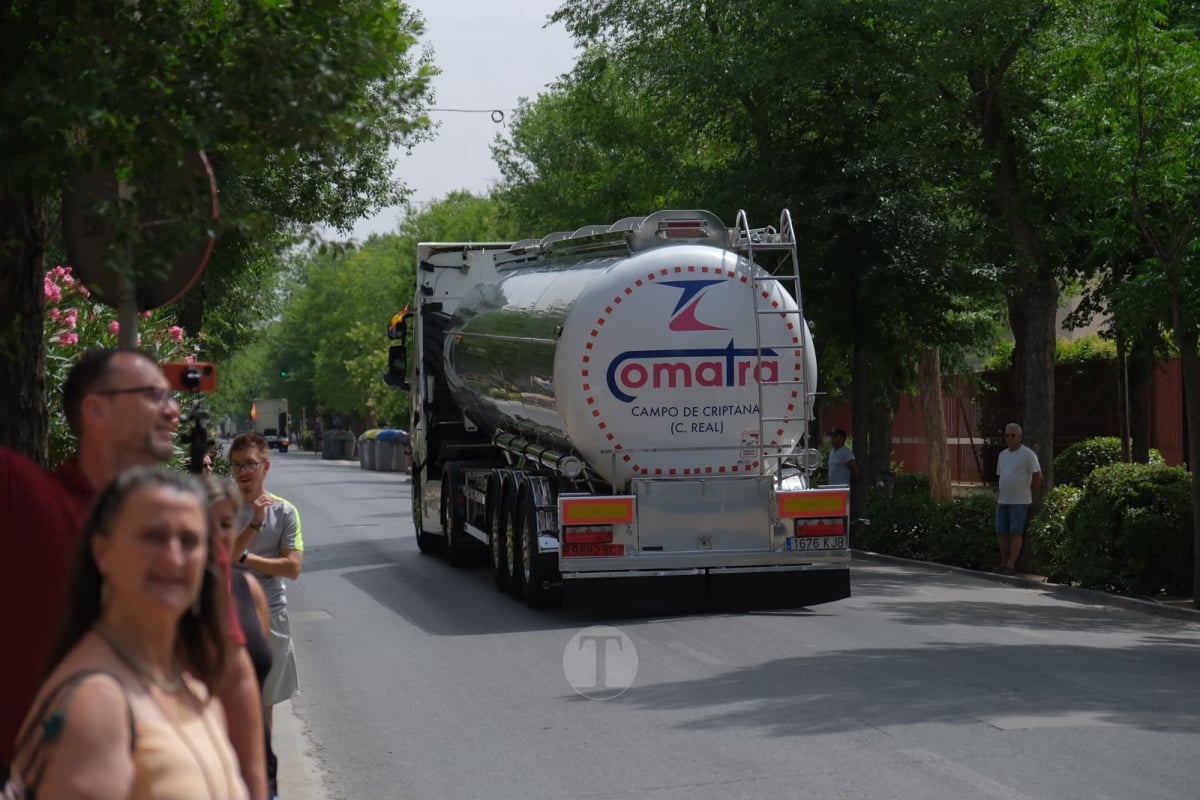 Tomelloso celebra San Cristóbal con un desfile de unos 120 camiones y vehículos