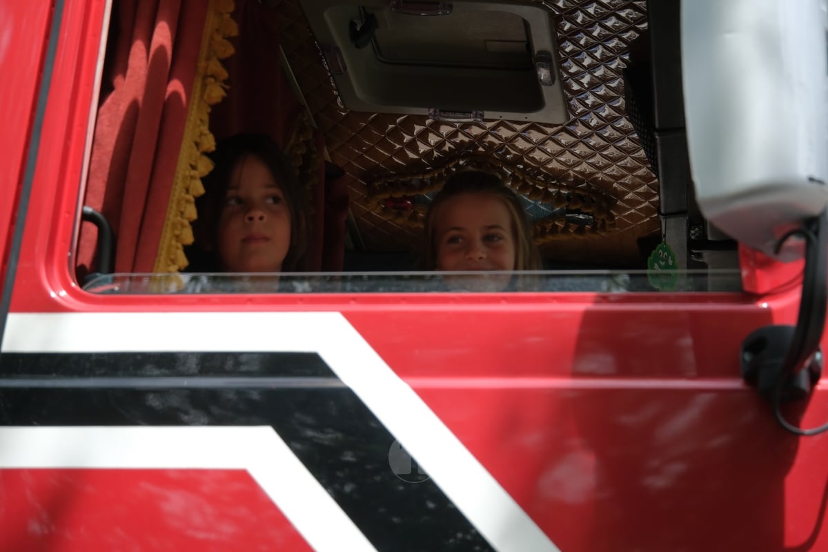 Tomelloso celebra San Cristóbal con un desfile de unos 120 camiones y vehículos