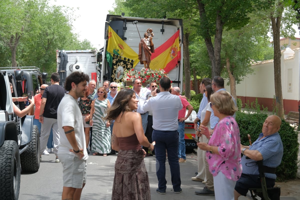 Tomelloso celebra San Cristóbal con un desfile de unos 120 camiones y vehículos