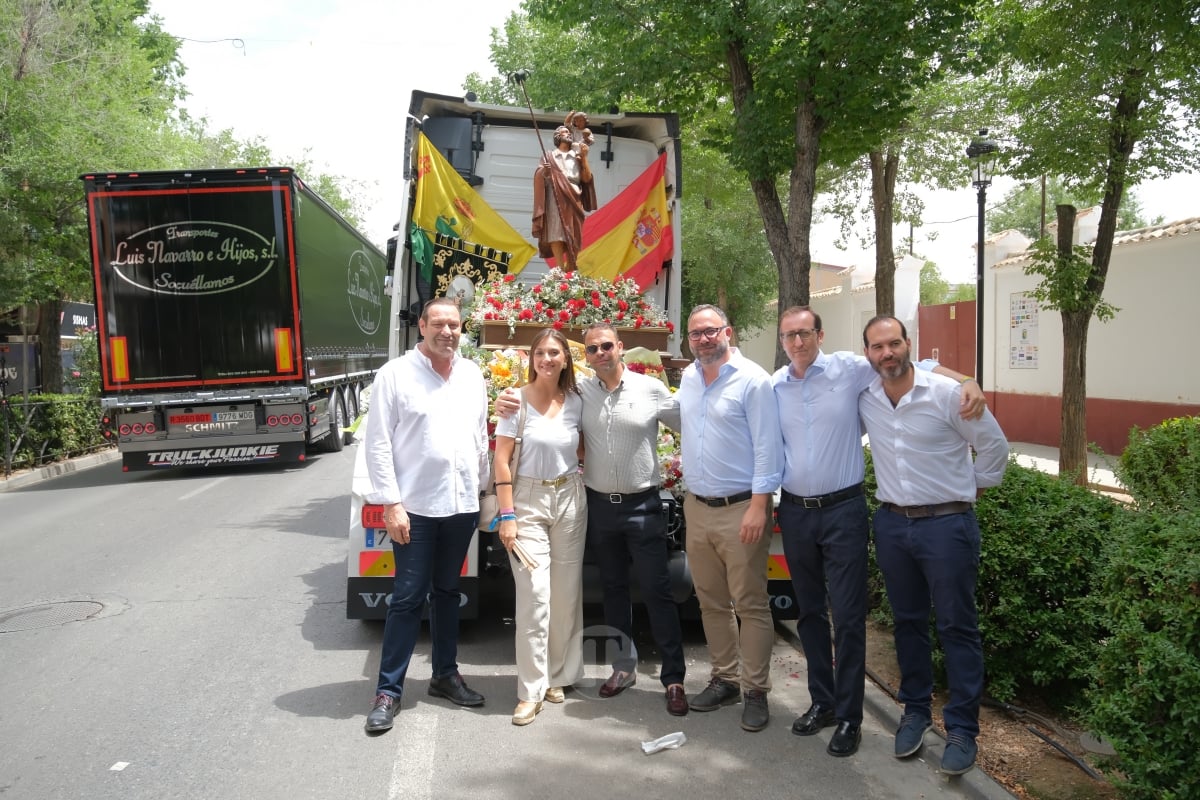 Tomelloso celebra San Cristóbal con un desfile de unos 120 camiones y vehículos