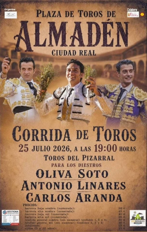 Antonio Linares afronta un intenso verano con cuatro corridas ya confirmadas en la provincia