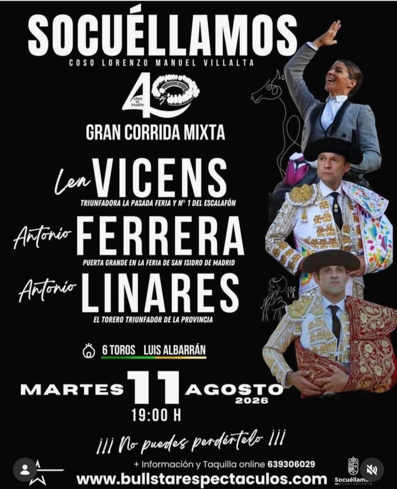 Antonio Linares afronta un intenso verano con cuatro corridas ya confirmadas en la provincia