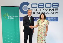 Eurocaja Rural y CEOE-CEPYME Guadalajara renuevan su alianza para respaldar a empresarios y autónomos