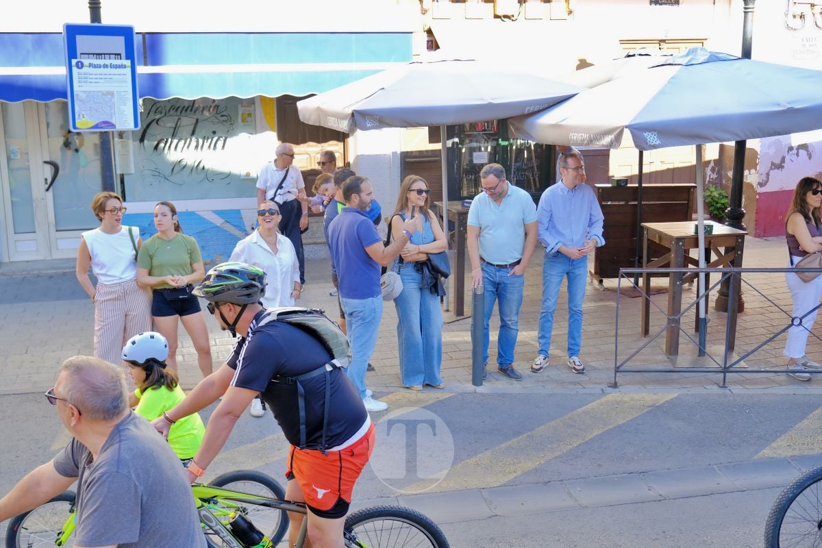 Cientos de vecinos disfrutan en Tomelloso de una multitudinaria jornada del Día de la Bici