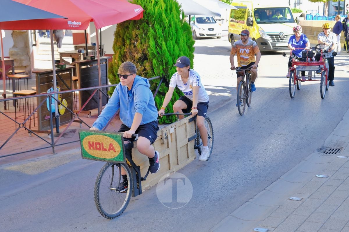 Cientos de vecinos disfrutan en Tomelloso de una multitudinaria jornada del Día de la Bici