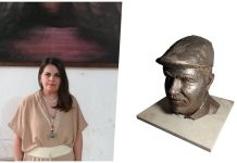 La artista tomellosera Carmen Belén Serrano llevará su escultura ‘Don José’ a una exposición en Sicilia