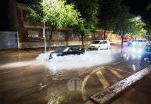 Las lluvias dejan 28,4 litros en Tomelloso, balsas de agua en varios puntos y actuaciones de los bomberos