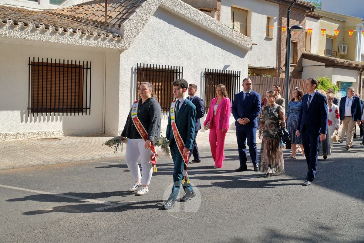 El Barrio del Pilar de Tomelloso celebra su día grande con la misa de campaña y la procesión de su patrona