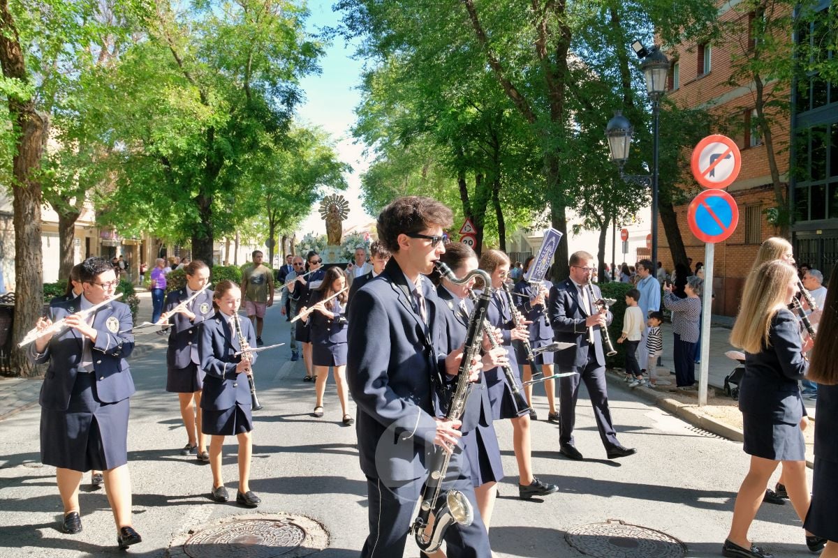 El Barrio del Pilar de Tomelloso celebra su día grande con la misa de campaña y la procesión de su patrona