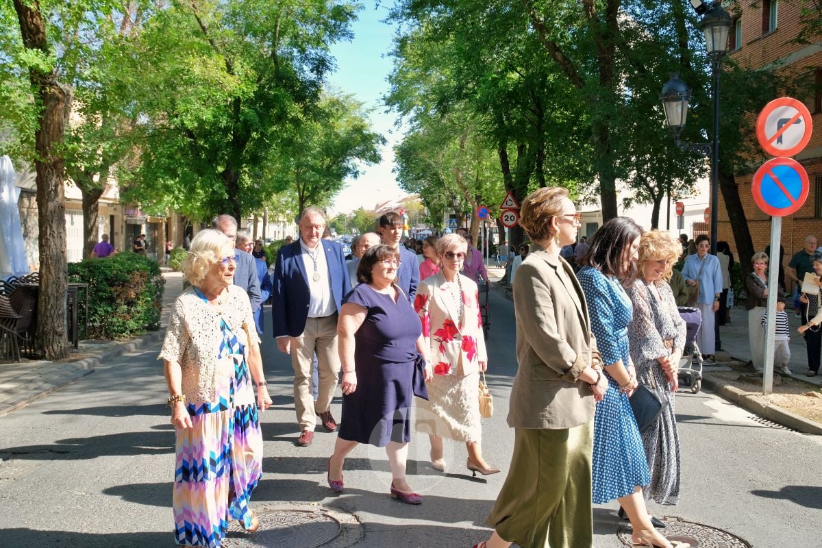 El Barrio del Pilar de Tomelloso celebra su día grande con la misa de campaña y la procesión de su patrona