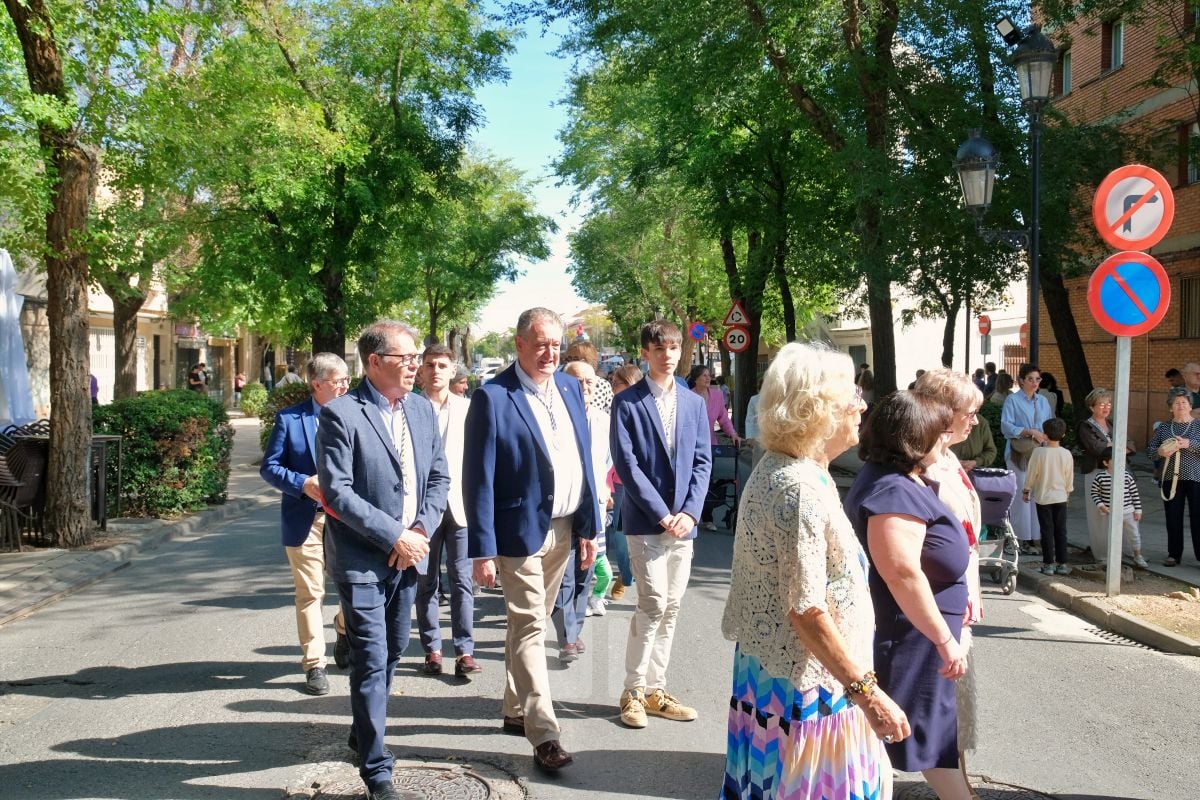 El Barrio del Pilar de Tomelloso celebra su día grande con la misa de campaña y la procesión de su patrona
