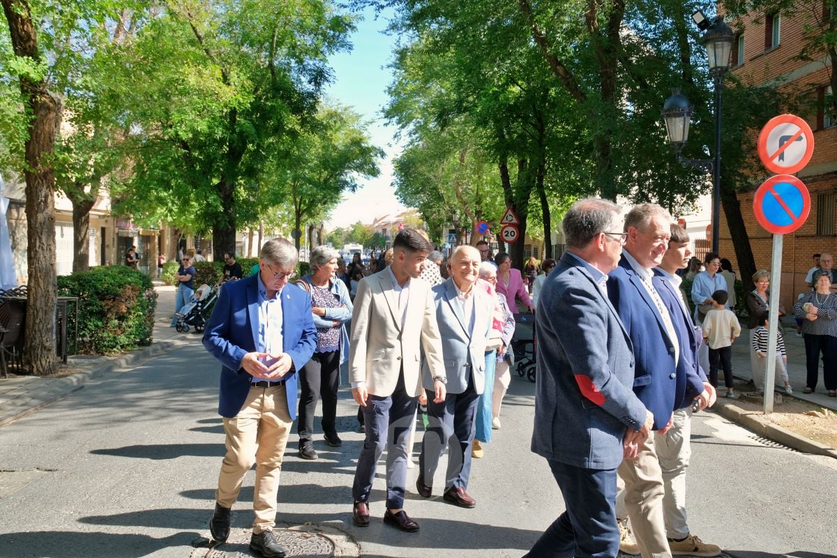 El Barrio del Pilar de Tomelloso celebra su día grande con la misa de campaña y la procesión de su patrona
