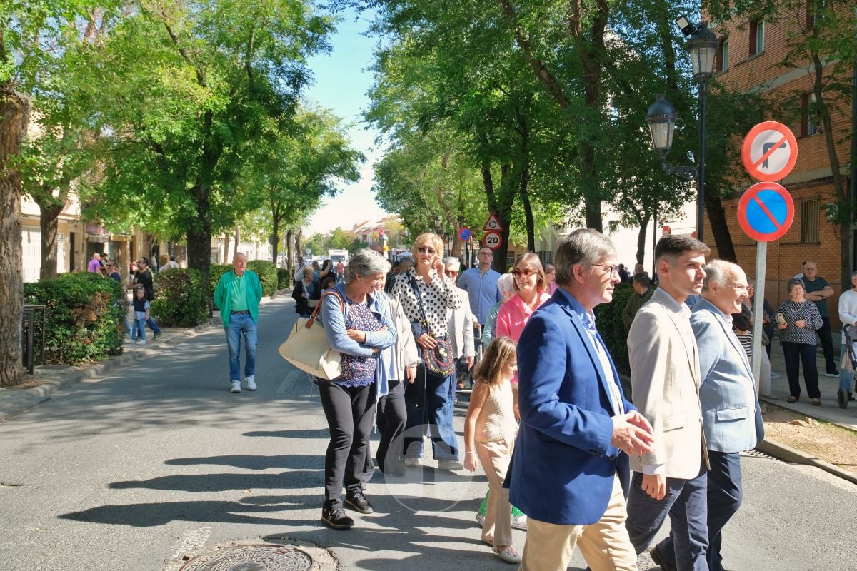 El Barrio del Pilar de Tomelloso celebra su día grande con la misa de campaña y la procesión de su patrona