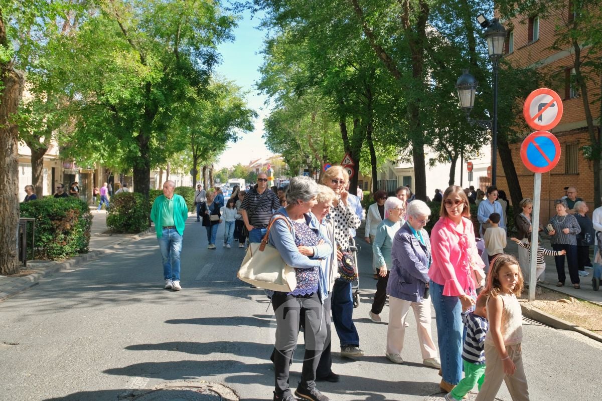 El Barrio del Pilar de Tomelloso celebra su día grande con la misa de campaña y la procesión de su patrona