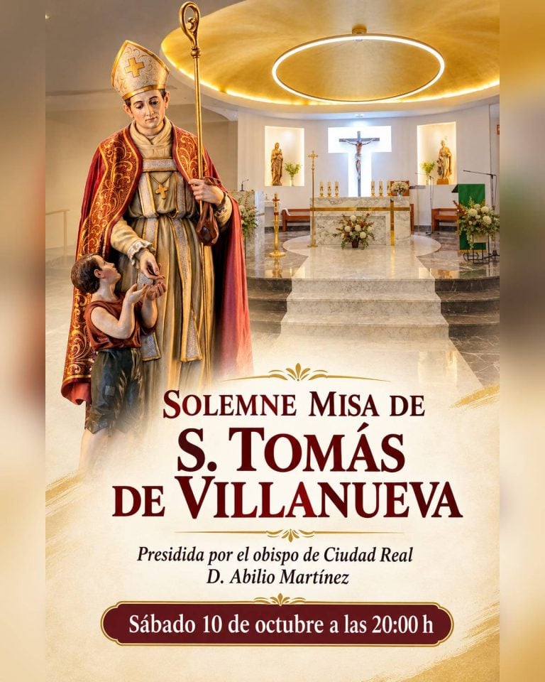 Santo Tomás de Villanueva celebra 70 años en Tomelloso con una exposición, actividades infantiles y teatro
