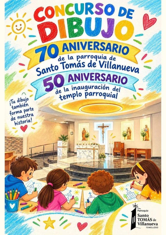 Santo Tomás de Villanueva celebra 70 años en Tomelloso con una exposición, actividades infantiles y teatro